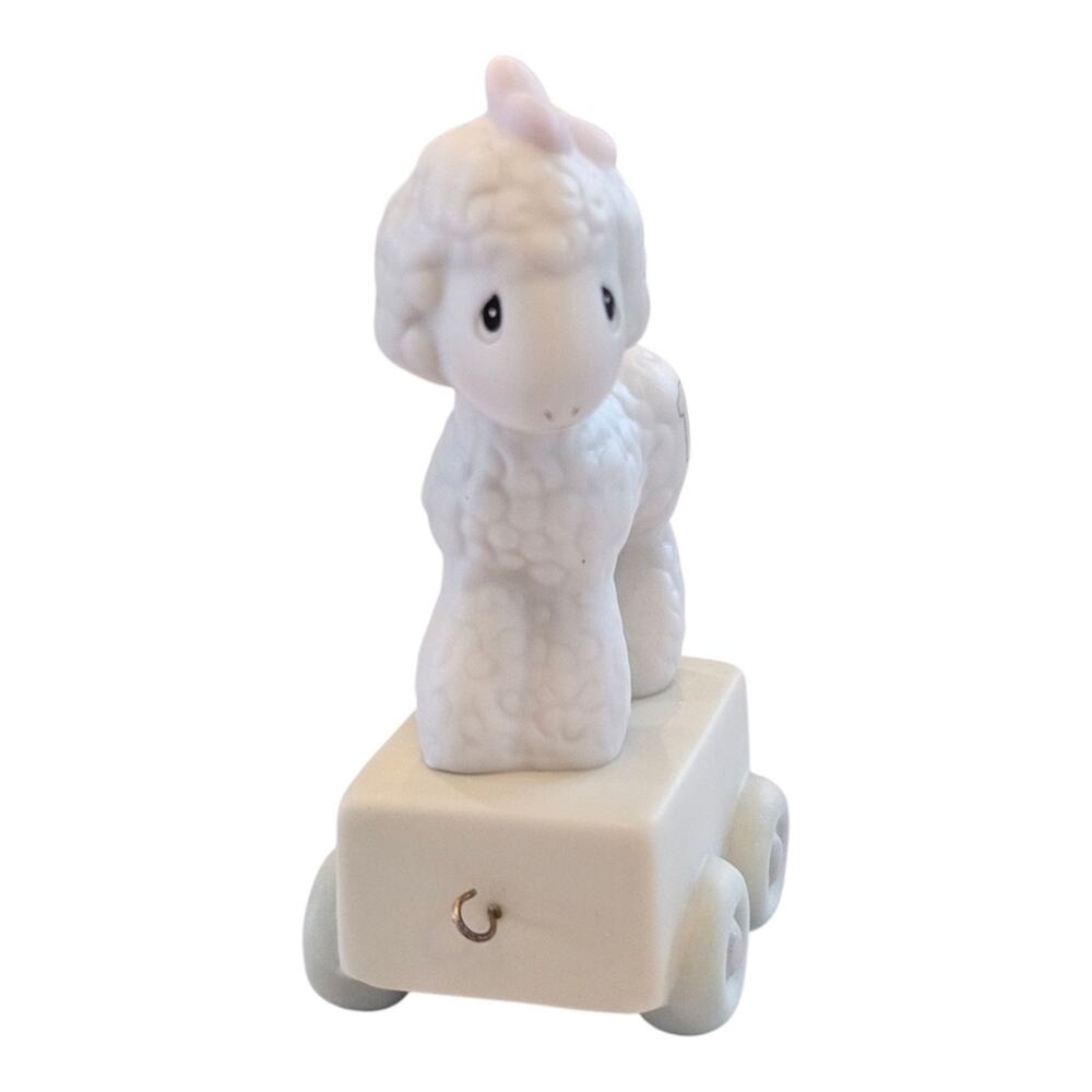 Precious Moments Birthday Train 1st Happy Birthday Little Lamb 1985 - Picture 3 of 7